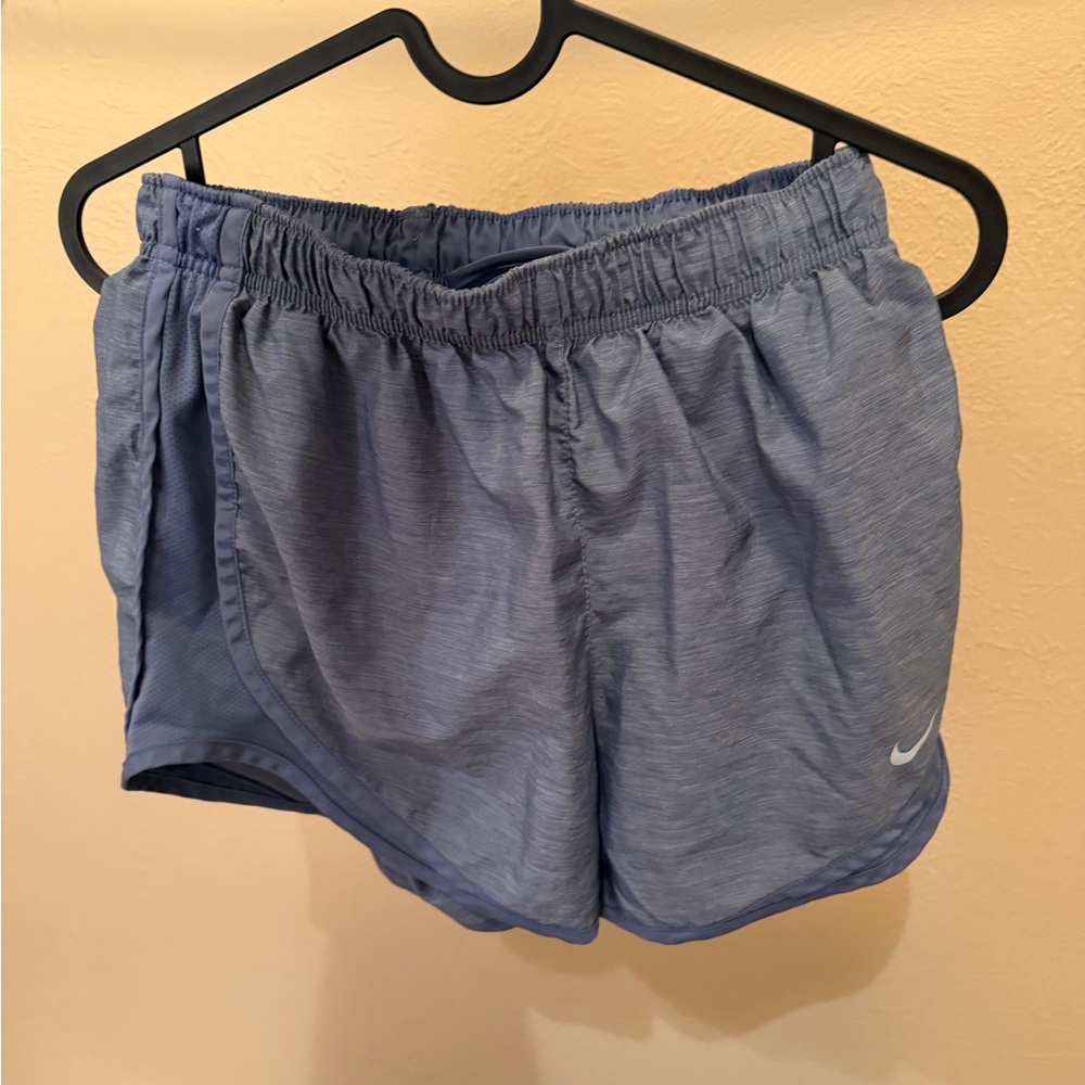 Nike Women's Light Blue Athletic Shorts